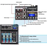 DJ-mixer 4-kanaals HT4 met Bluetooth & USB - 34% Korting