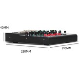 DJ-mixer 4-kanaals HT4 met Bluetooth & USB - 34% Korting