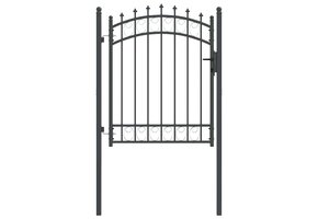 vidaXL Hekdeur Emmen 150x100cm Grijs - 54% Korting