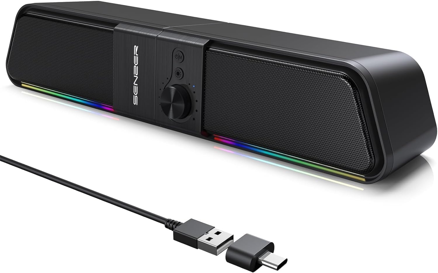 Vorige pagina Gaming Soundbar met Bluetooth & LED, USB-aangedreven, Zonder 3.5mm Jack - 33% Korting