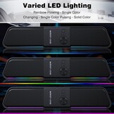 Vorige pagina Gaming Soundbar met Bluetooth & LED, USB-aangedreven, Zonder 3.5mm Jack - 33% Korting