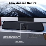 Vorige pagina Gaming Soundbar met Bluetooth & LED, USB-aangedreven, Zonder 3.5mm Jack - 33% Korting