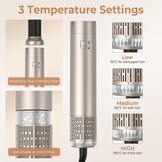 6-in-1 Haarstyler Set 1000W met 34% Korting | Multifunctionele Heteluchtborstel