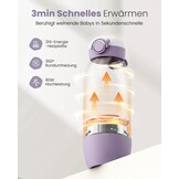 Draagbare Flessenwarmer met 10000 mAh Accu - 53% Korting!