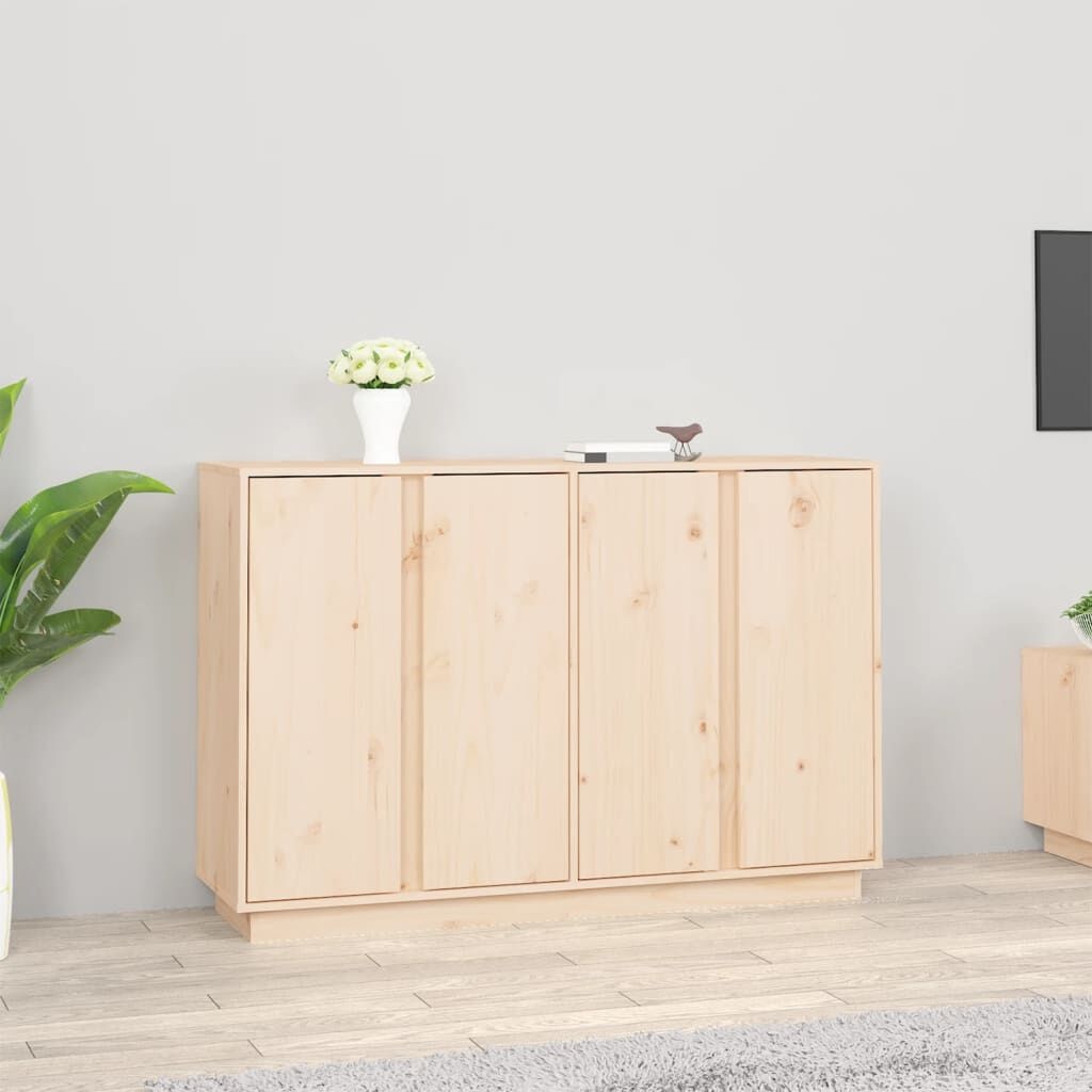 vidaXL Dressoir Massief Grenenhout 120x35x80 cm - 60% Korting