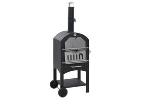 Houtskool Pizzaoven met Terracotta Steen - 35% Korting