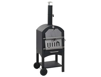 Houtskool Pizzaoven met Terracotta Steen - 35% Korting
