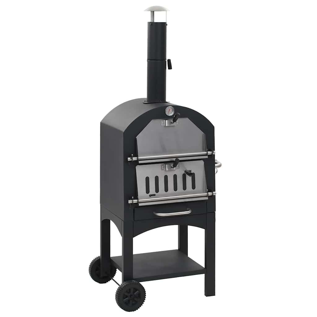 Houtskool Pizzaoven met Terracotta Steen - 35% Korting