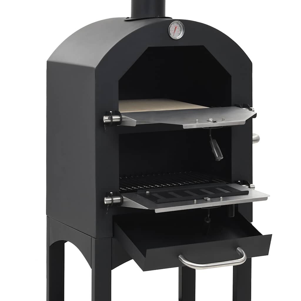 Houtskool Pizzaoven met Terracotta Steen - 35% Korting