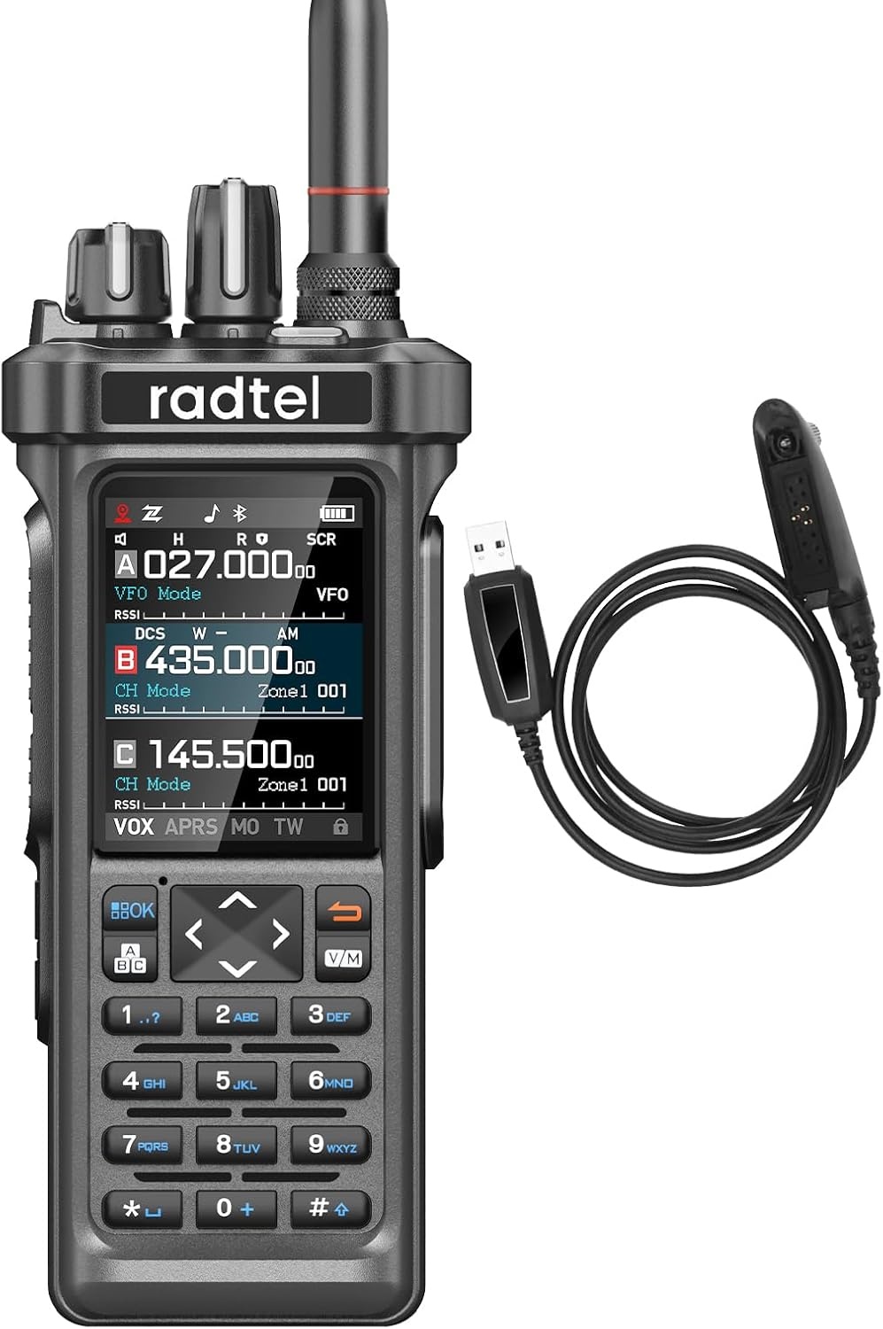 Draagbare Portofoon 10W Lange Afstand AM/FM/CB/SW/MW/LW GPS Bluetooth - 54% Korting