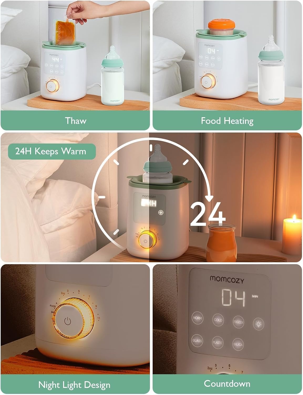 9-in-1 Babyflesverwarmer met Sterilisator & Warmhoudfunctie | 34% Korting