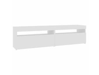 TV-meubel Wit met LED-verlichting 2 stuks 75x35x40 cm - 54% Korting