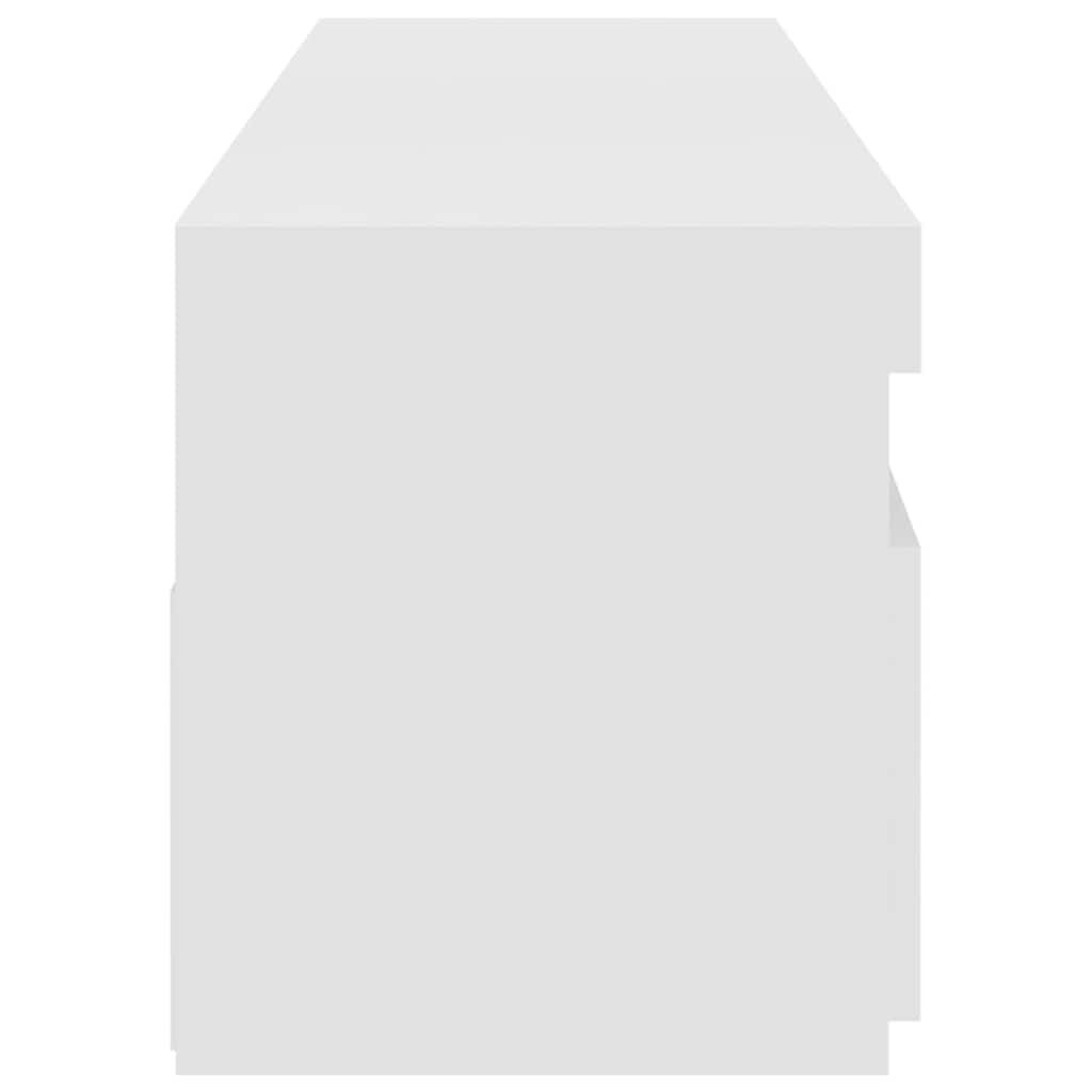 TV-meubel Wit met LED-verlichting 2 stuks 75x35x40 cm - 54% Korting