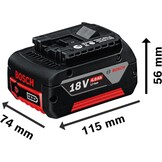 Bosch 18V 4.0Ah Li-Ion Accu (Coolpack) - 34% Korting