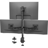 Drievoudige Monitorarm Zwart - 34% Korting