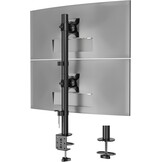 Drievoudige Monitorarm Zwart - 34% Korting