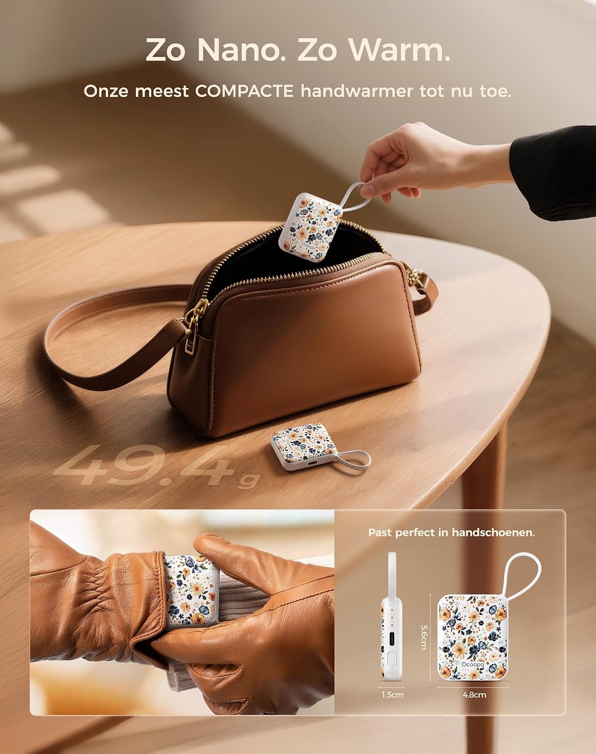 Oplaadbare Handwarmers 2-delige Set Meadow Whisper (28% korting)