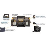 DEWALT Gereedschapskoffer TSTAK II IP54 Meerkleurig (53% Korting)