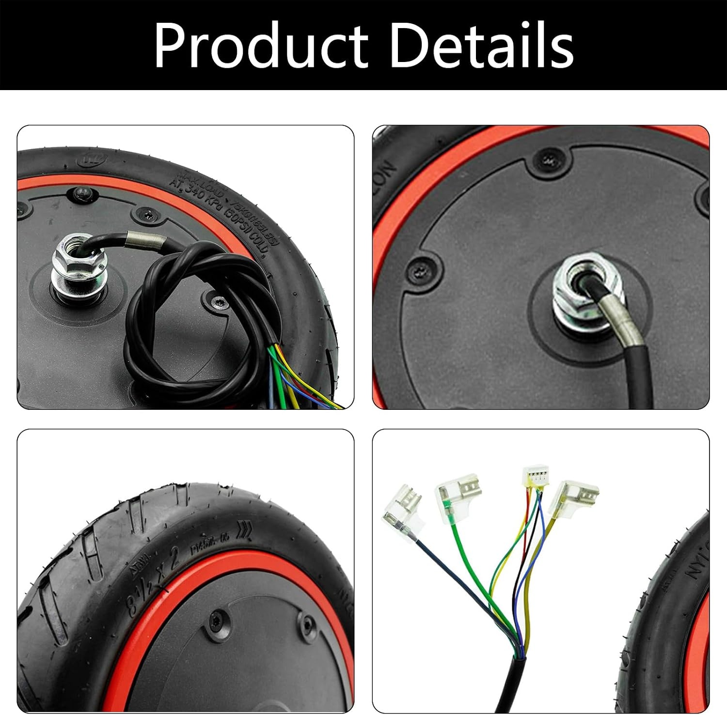 Xiaomi Pro/Pro2 Scooter Motorwiel met Massieve Band - 36V 350W - 34% Korting