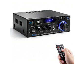 Audioversterker AK45 400W Bluetooth FM Radio USB/SD 2-kanaals met Korting