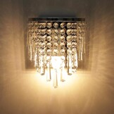 K9 Kristallen Wandlamp Chroom RVS Ringvormig - 33% Korting