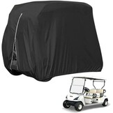 Golfkarhoes Zwart 4-Persoons 210D Oxford Stof - 33% Korting!