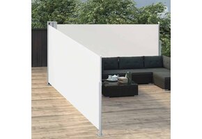 vidaXL Uittrekbaar Windscherm 100x1000cm Crème - 34% Korting
