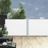 vidaXL Uittrekbaar Windscherm 100x1000cm Crème - 34% Korting