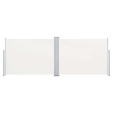 vidaXL Uittrekbaar Windscherm 100x1000cm Crème - 34% Korting