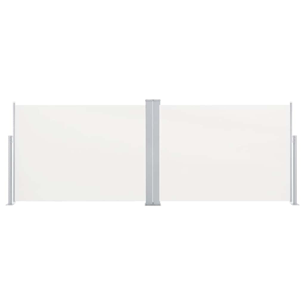 vidaXL Uittrekbaar Windscherm 100x1000cm Crème - 34% Korting
