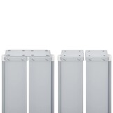 vidaXL Uittrekbaar Windscherm 100x1000cm Crème - 34% Korting