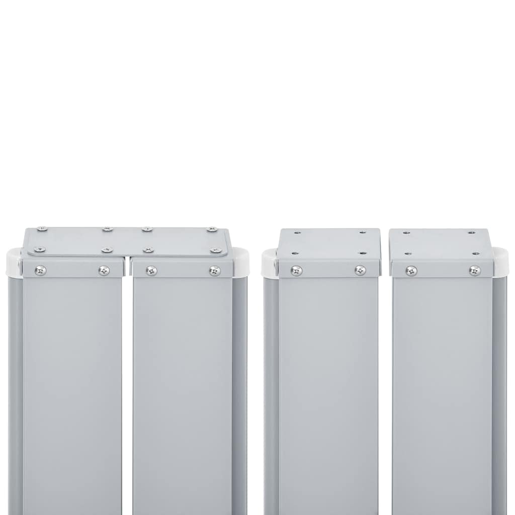 vidaXL Uittrekbaar Windscherm 100x1000cm Crème - 34% Korting