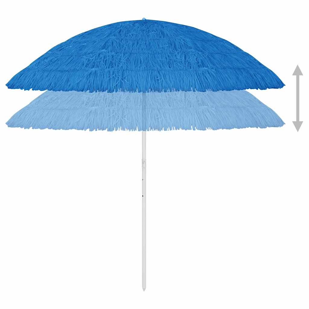 VidaXL Strandparasol Hawaï 300cm Blauw - 34% Korting