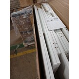 vidaXL Hoofdbordkast 160x18,5x104,5 cm Wit - 54% Korting