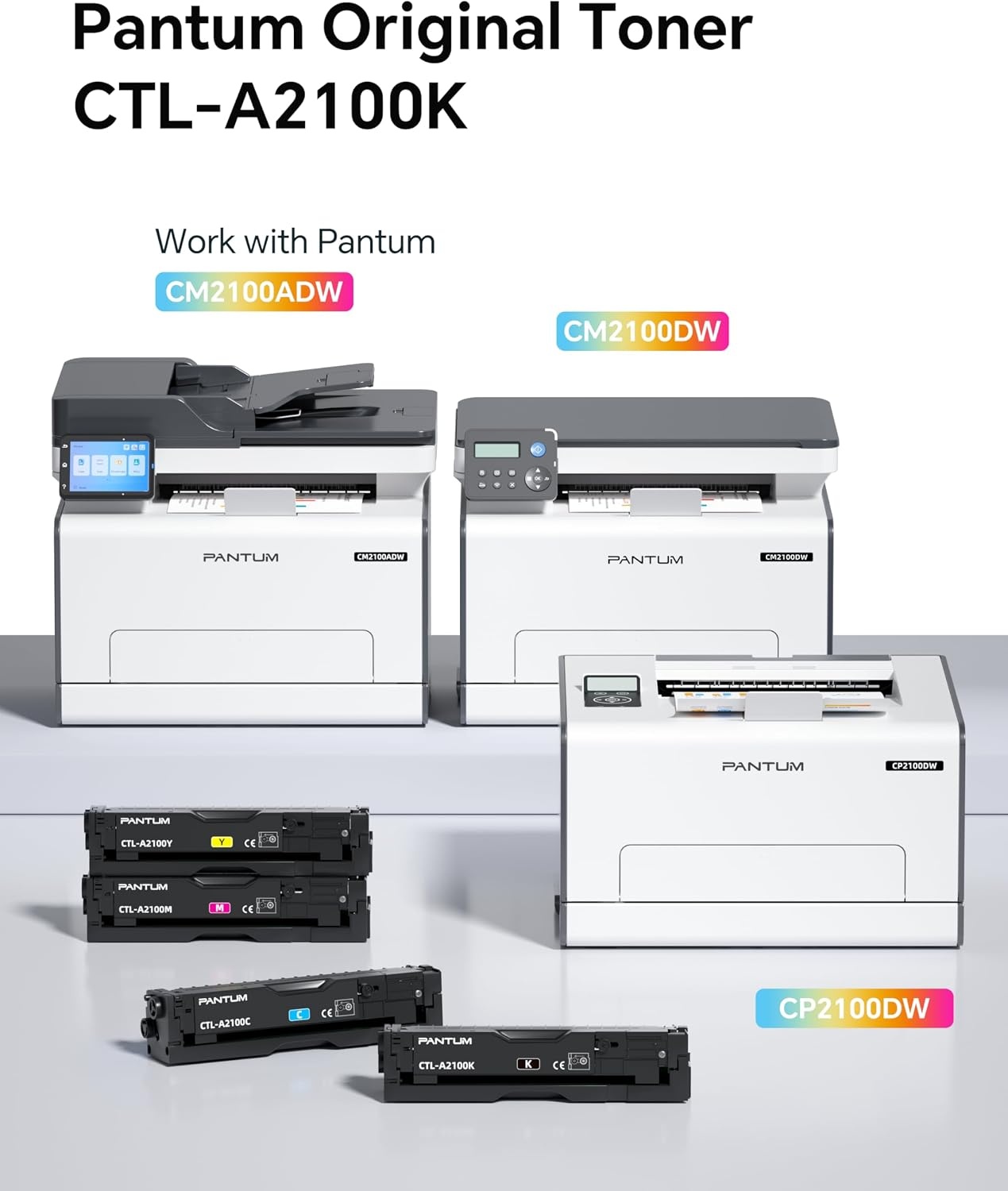 Originele Pantum Zwarte Toner CTL-A2100K - 1500 Pagina's - 29% Korting