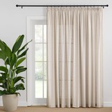 Vitragegordijn Linnenlook Kant-en-klaar Naturel 300x260 cm - 33% Korting