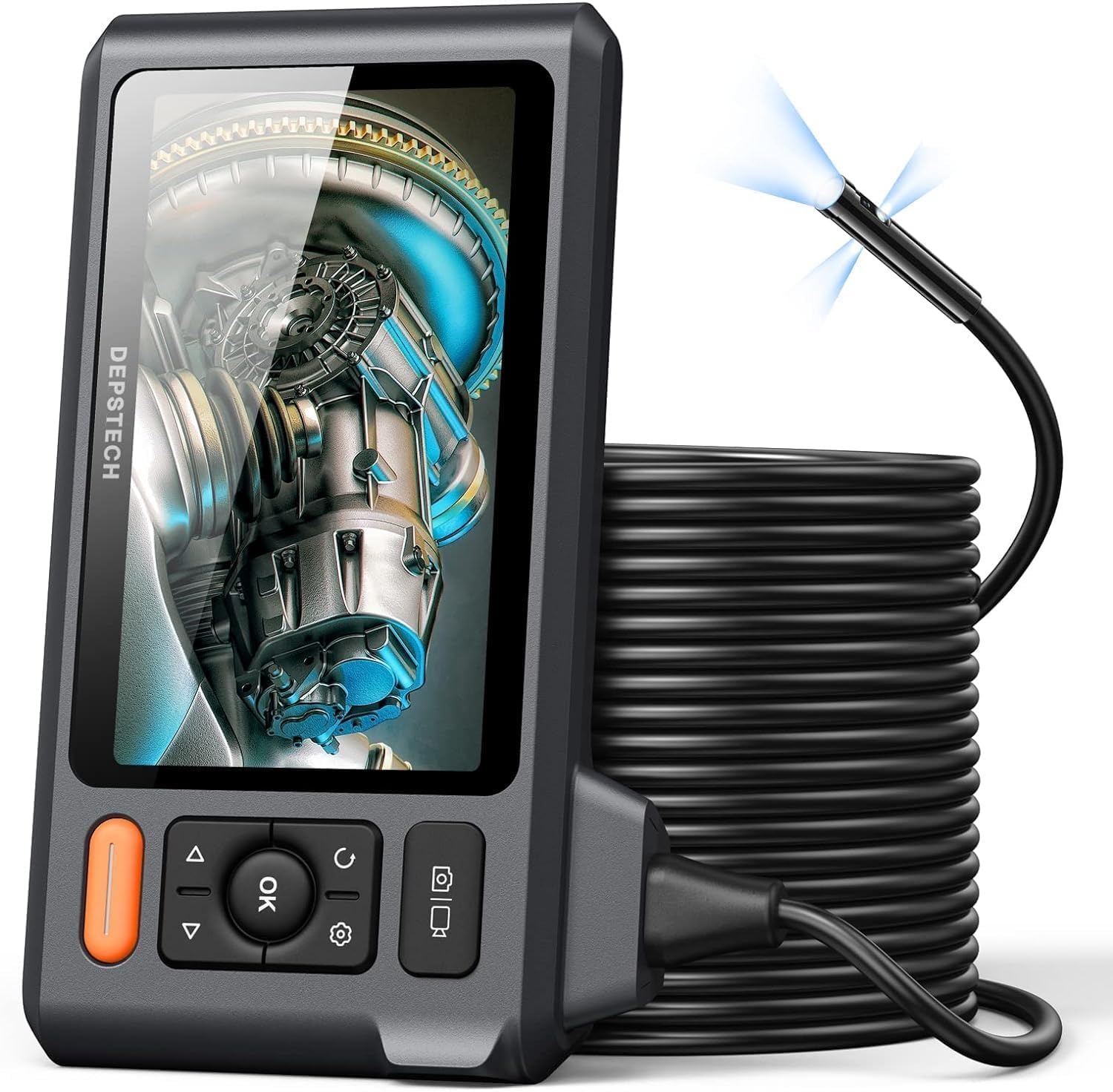 Industriële Inspectiecamera Riool 15m 3 Lens 5" IPS 1080p IP67 - 35% Korting