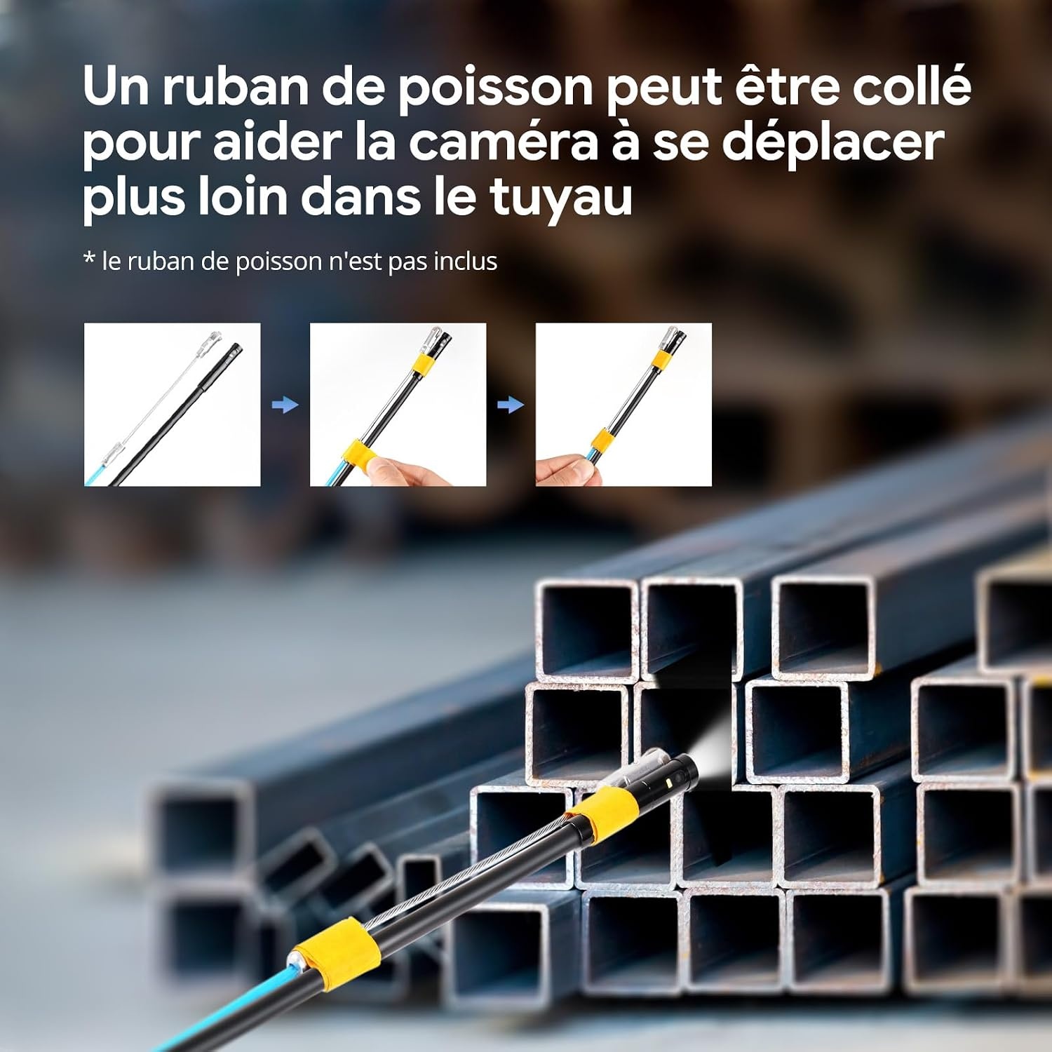 Industriële Inspectiecamera Riool 15m 3 Lens 5" IPS 1080p IP67 - 35% Korting