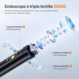 Industriële Inspectiecamera Riool 15m 3 Lens 5" IPS 1080p IP67 - 35% Korting