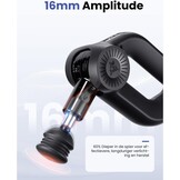 Diepe Weefsel Massagepistool Zwart | 35% Korting