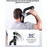 Diepe Weefsel Massagepistool Zwart | 35% Korting