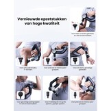 Diepe Weefsel Massagepistool Zwart | 35% Korting