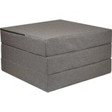 Opvouwbaar Logeermatras Grijs 195x65x10 cm - 34% Korting