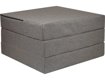 Opvouwbaar Logeermatras Grijs 195x65x10 cm - 34% Korting
