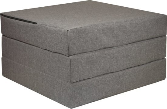 Opvouwbaar Logeermatras Grijs 195x65x10 cm - 34% Korting