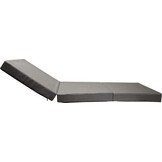 Opvouwbaar Logeermatras Grijs 195x65x10 cm - 34% Korting