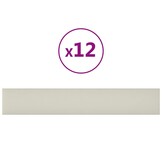 VidaXL Wandpanelen 12 stuks Crème 1,62 m² - 34% Korting!