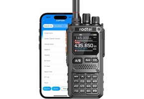 Portofoon Walkie Talkie RT-920 8W Zwart Bluetooth Programmeerbaar met 34% Korting