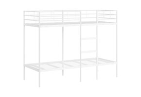 vidaXL Wit Stalen Stapelbed 75x190 cm - 35% Korting