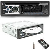 1-DIN Autoradio MP3 CD Bluetooth Handsfree USB AUX RDS 60W Zwart - 53% Korting